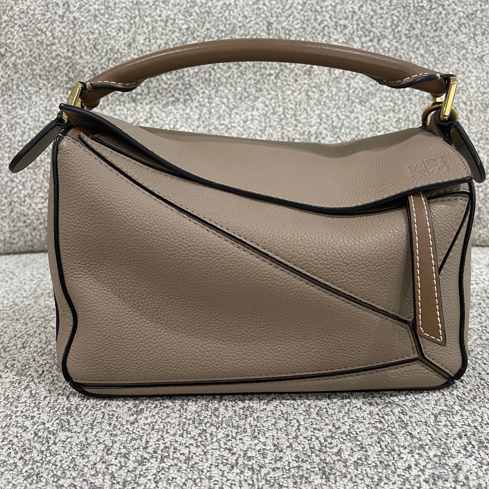 Loewe Small Puzzle Bag in Sand